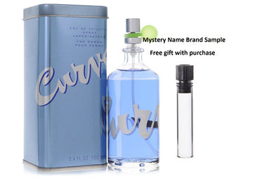 CURVE by Liz Claiborne Eau De Toilette Spray 3.4 oz And a Mystery Name brand sample vile