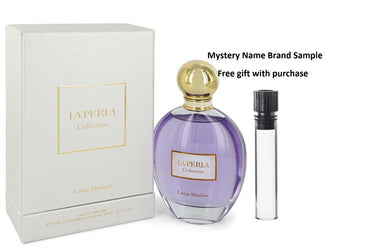 Lotus Shadow by La Perla Eau De Parfum Spray 3.3 oz And a Mystery Name brand sample vile