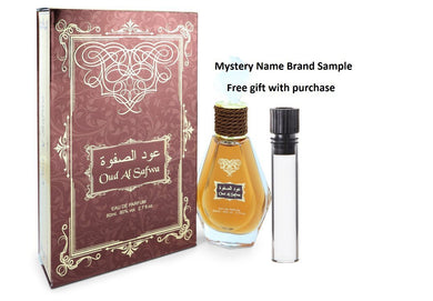 Oud Al Safwa by Rihanah Eau De Parfum Spray (Unisex) 2.7 oz And a Mystery Name brand sample vile