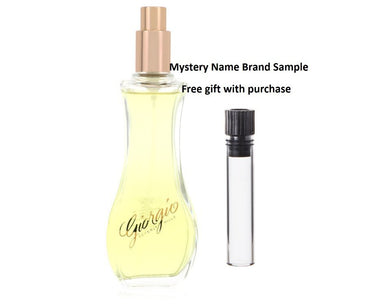 GIORGIO by Giorgio Beverly Hills Eau De Toilette Spray (Tester) 3 oz And a Mystery Name brand sample vile