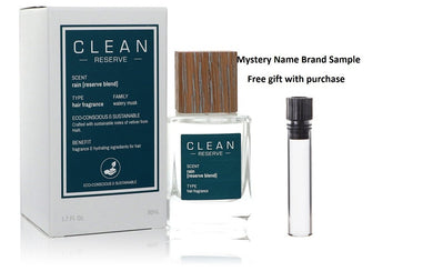 Clean Rain Reserve Blend by Clean Hair Fragrance 1.7 oz And a Mystery Name brand sample vile