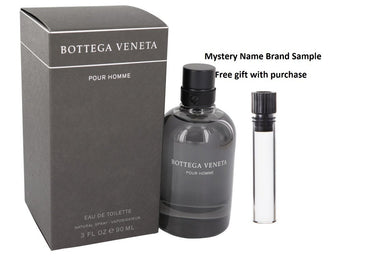 Bottega Veneta by Bottega Veneta Eau De Toilette Spray 3 oz And a Mystery Name brand sample vile