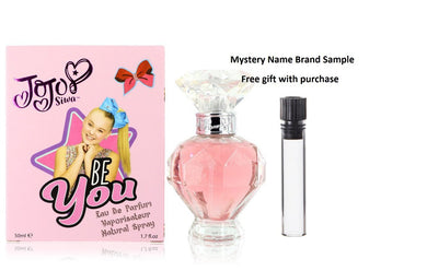 Jojo Siwa Be You by Jojo Siwa Eau De Parfum Spray 1.7 oz And a Mystery Name brand sample vile