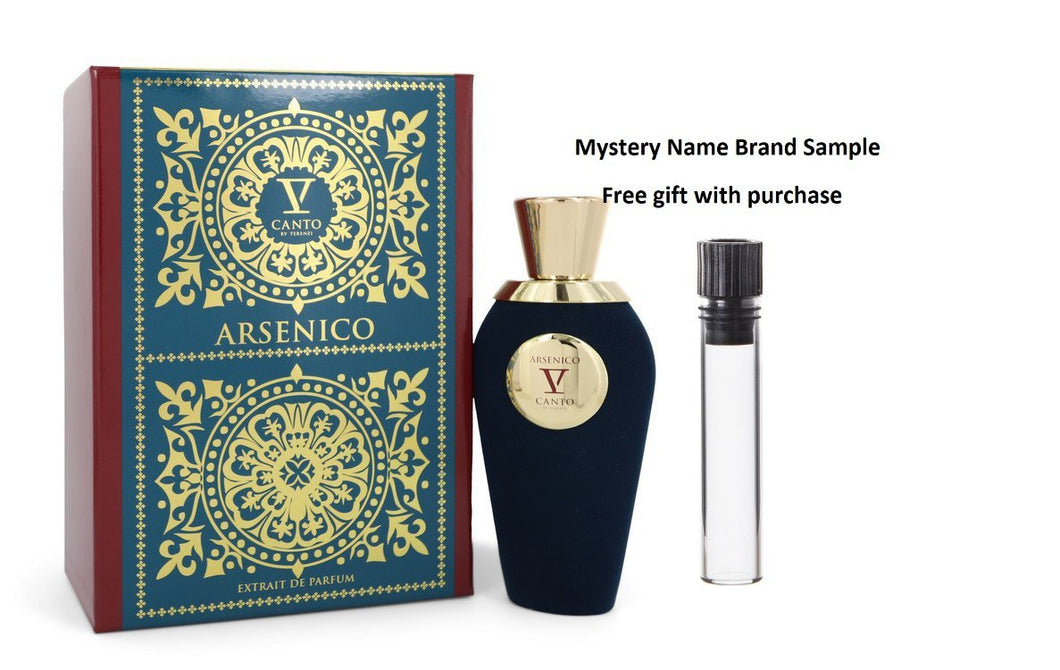 Arsenico V by V Canto Extrait De Parfum Spray (Unisex) 3.38 oz And a Mystery Name brand sample vile