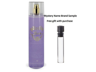 Love's Eau So Fearless by Dana Body Mist Spray 8 oz And a Mystery Name brand sample vile
