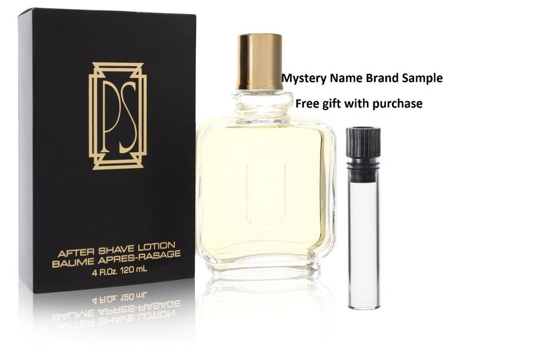 PAUL SEBASTIAN by Paul Sebastian After Shave Lotion 4 oz And a Mystery Name brand sample vile