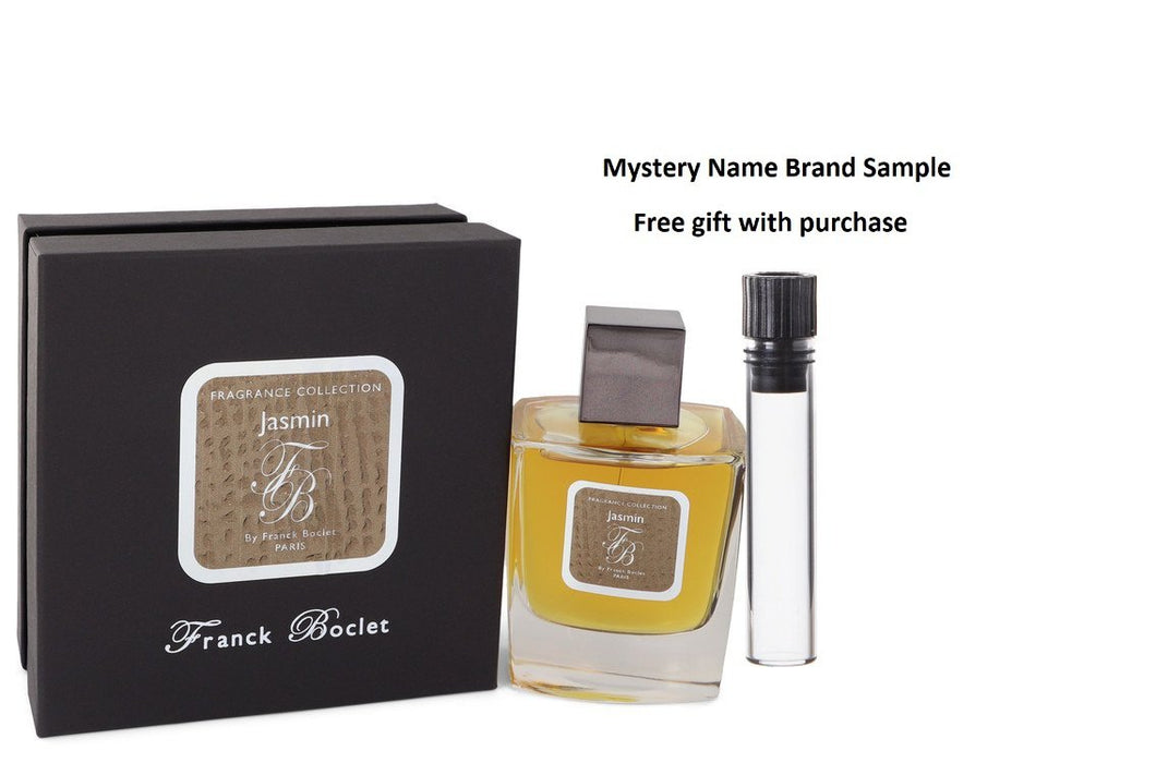 Franck Boclet Jasmin by Franck Boclet Eau De Parfum Spray (Unisex) 3.3 oz And a Mystery Name brand sample vile