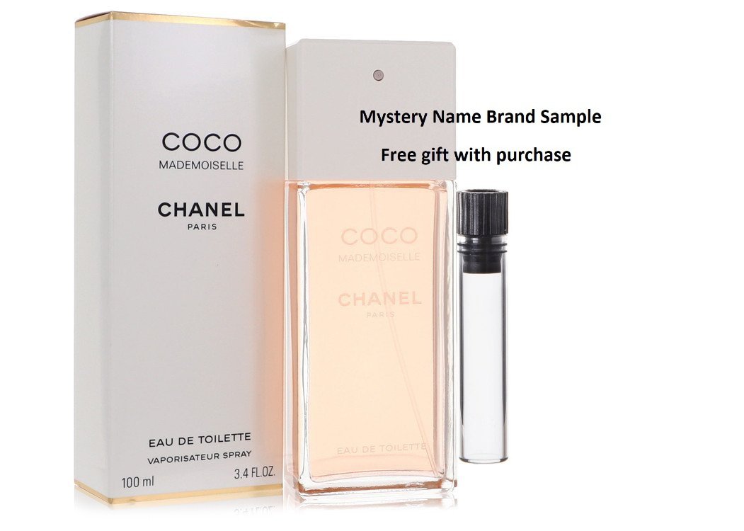 COCO MADEMOISELLE by Chanel Eau De Toilette Spray 3.4 oz And a Mystery Name brand sample vile