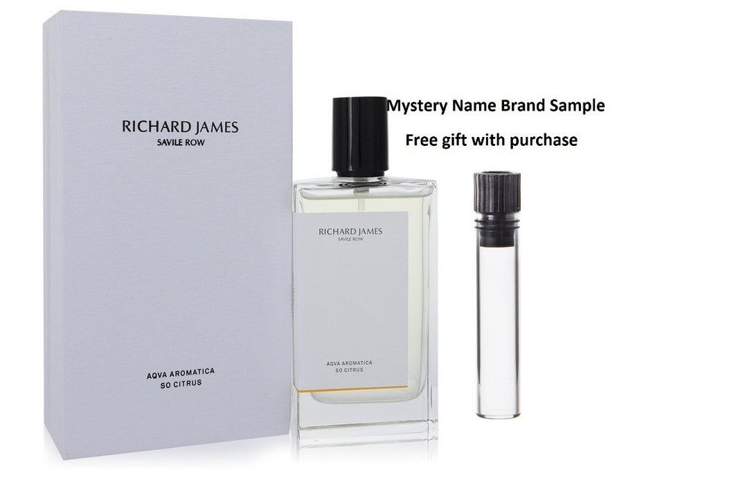 Aqua Aromatica So Citrus by Richard James Cologne Spray 3.5 oz And a Mystery Name brand sample vile