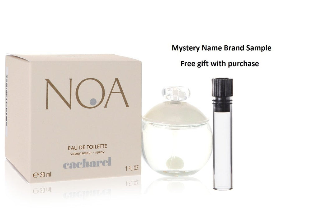 NOA by Cacharel Eau De Toilette Spray 1 oz And a Mystery Name brand sample vile
