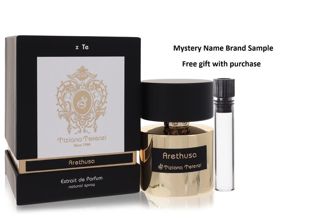 Arethusa by Tiziana Terenzi Extrait De Parfum Spray (Unisex) 3.38 oz And a Mystery Name brand sample vile