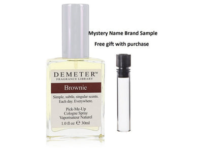 Demeter Brownie by Demeter Cologne Spray 1 oz And a Mystery Name brand sample vile