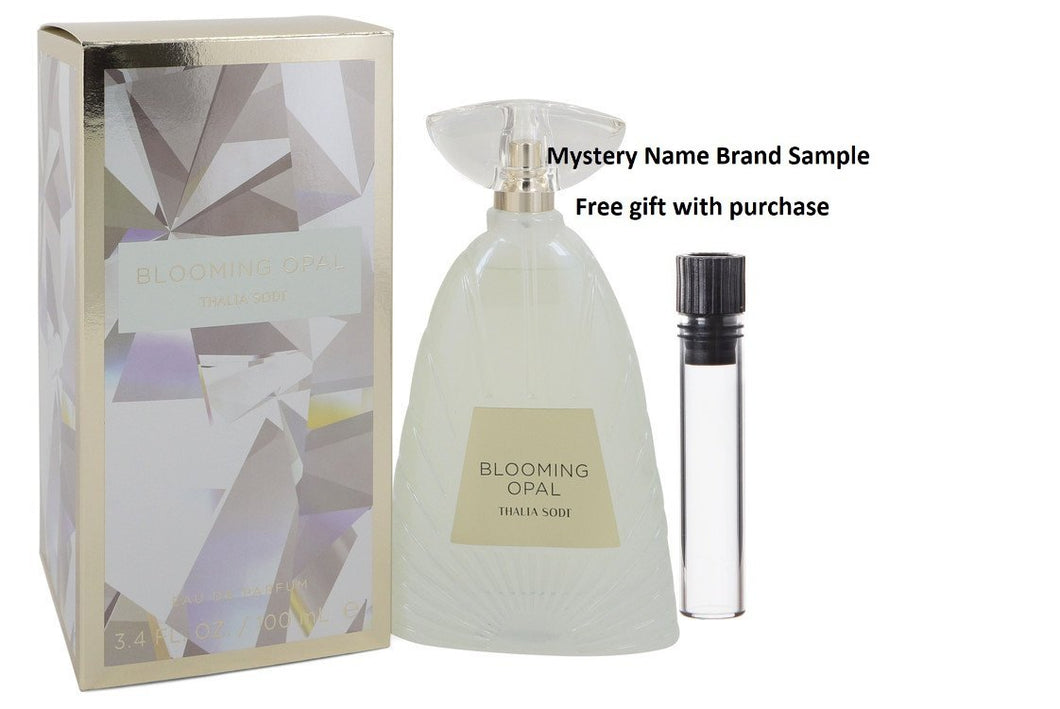 Blooming Opal by Thalia Sodi Eau De Parfum Spray 3.4 oz And a Mystery Name brand sample vile