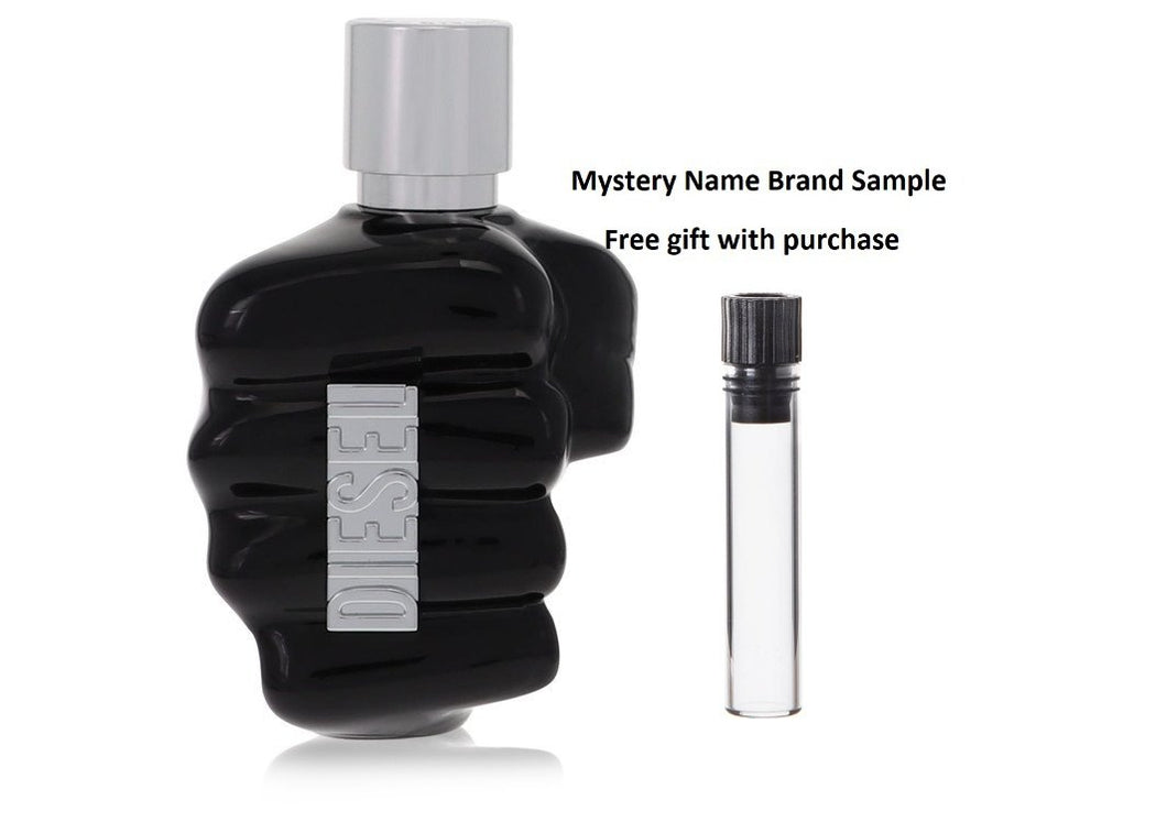 Only The Brave Tattoo by Diesel Eau De Toilette Spray (Tester) 2.5 oz And a Mystery Name brand sample vile