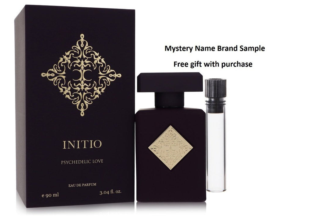 Initio Psychedelic Love by Initio Parfums Prives Eau De Parfum Spray (Unisex) 3.04 oz And a Mystery Name brand sample vile