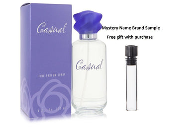 CASUAL by Paul Sebastian Fine Parfum Spray 4 oz And a Mystery Name brand sample vile