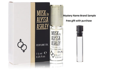 Alyssa Ashley Musk by Houbigant Oil .25 oz And a Mystery Name brand sample vile