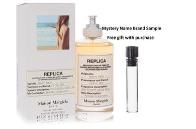 Replica Beachwalk by Maison Margiela Eau De Toilette Spray 3.4 oz And a Mystery Name brand sample vile