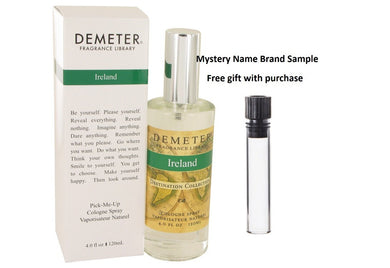 Demeter Ireland by Demeter Cologne Spray 4 oz And a Mystery Name brand sample vile