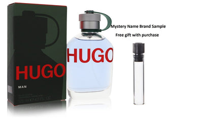 HUGO by Hugo Boss Eau De Toilette Spray 4.2 oz And a Mystery Name brand sample vile