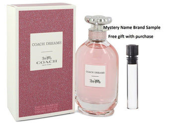 Coach Dreams by Coach Eau De Parfum Spray 3 oz And a Mystery Name brand sample vile