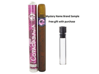 Cuba Copacabana by Fragluxe Eau De Parfum Spray 1.17 oz And a Mystery Name brand sample vile