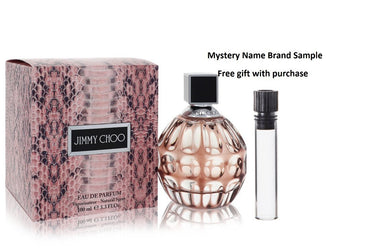 Jimmy Choo by Jimmy Choo Eau De Parfum Spray 3.4 oz And a Mystery Name brand sample vile