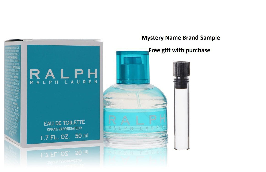 RALPH by Ralph Lauren Eau De Toilette Spray 1.7 oz And a Mystery Name brand sample vile