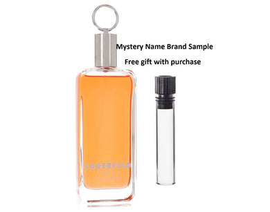 LAGERFELD by Karl Lagerfeld Eau De Toilette Spray (Tester) 3.3 oz And a Mystery Name brand sample vile