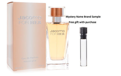 JACOMO DE JACOMO by Jacomo Eau De Parfum Spray 3.4 oz And a Mystery Name brand sample vile