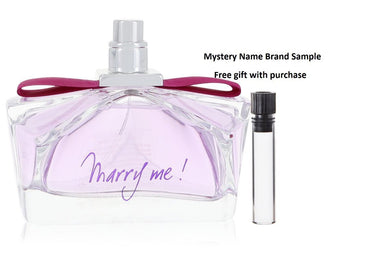 Marry Me by Lanvin Eau De Parfum Spray (Tester) 2.5 oz And a Mystery Name brand sample vile