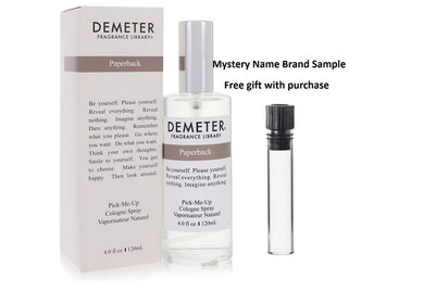 Demeter Paperback by Demeter Cologne Spray 4 oz And a Mystery Name brand sample vile