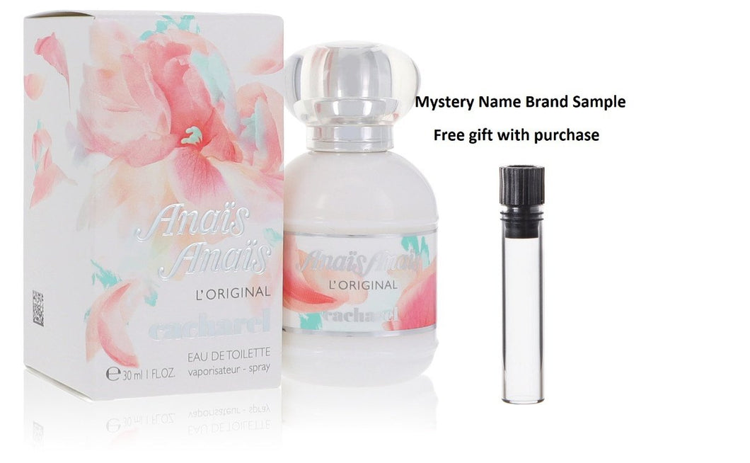Anais Anais L'Original by Cacharel Eau De Toilette Spray 1 oz And a Mystery Name brand sample vile