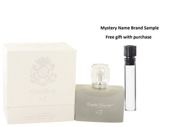 English Laundry No. 7 by English Laundry Eau De Parfum Spray 3.4 oz And a Mystery Name brand sample vile