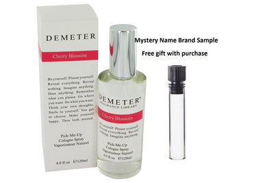 Demeter Cherry Blossom by Demeter Cologne Spray 4 oz And a Mystery Name brand sample vile