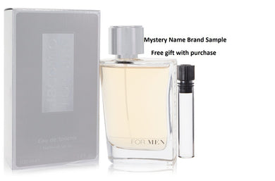 Jacomo Silver by Jacomo Eau De Toilette Spray 3.4 oz And a Mystery Name brand sample vile