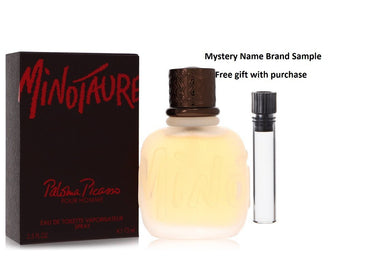 MINOTAURE by Paloma Picasso Eau De Toilette Spray 2.5 oz And a Mystery Name brand sample vile