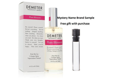 Demeter Plum Blossom by Demeter Cologne Spray 4 oz And a Mystery Name brand sample vile