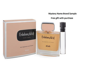Entebaa by Rasasi Eau De Parfum Spray 3.33 oz And a Mystery Name brand sample vile