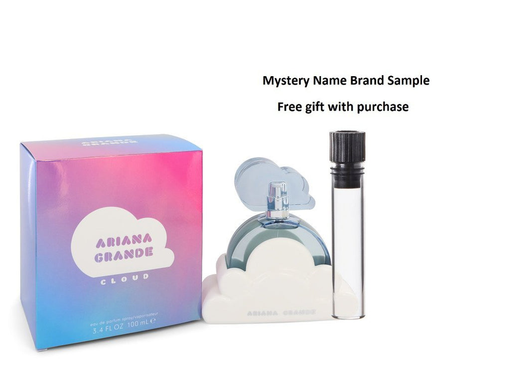 Ariana Grande Cloud by Ariana Grande Eau De Parfum Spray 3.4 oz And a Mystery Name brand sample vile
