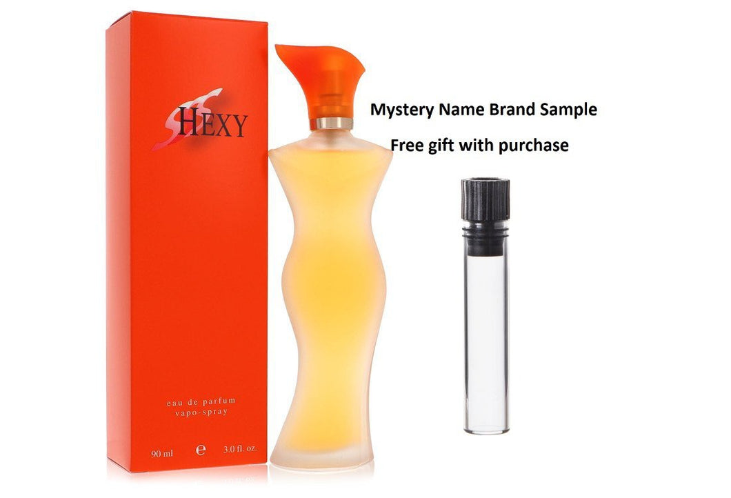 Hexy by Hexy Eau De Parfum Spray 3 oz And a Mystery Name brand sample vile