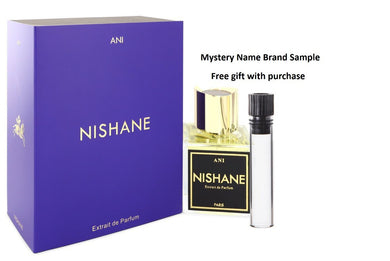 Nishane Ani by Nishane Extrait De Parfum Spray (Unisex) 3.4 oz And a Mystery Name brand sample vile