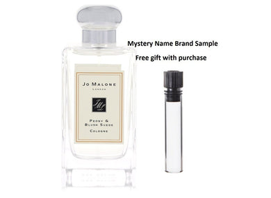 Jo Malone Peony & Blush Suede by Jo Malone Cologne Spray (Unisex Unboxed) 3.4 oz And a Mystery Name brand sample vile