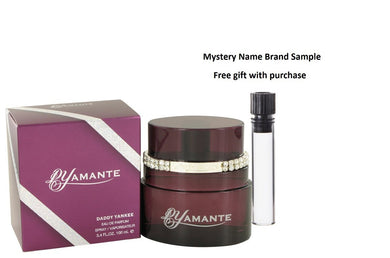 Dyamante by Daddy Yankee Eau De Parfum Spray 3.4 oz And a Mystery Name brand sample vile