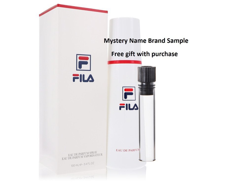 Fila by Fila Eau De Parfum Spray 3.4 oz And a Mystery Name brand sample vile