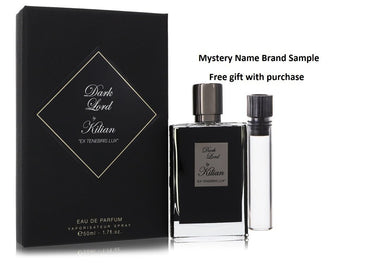 Dark Lord by Kilian Eau De Parfum Refillable Spray 1.7 oz And a Mystery Name brand sample vile