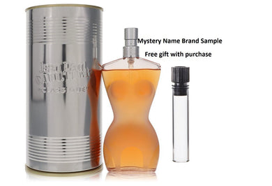 JEAN PAUL GAULTIER by Jean Paul Gaultier Eau De Toilette Spray 3.4 oz And a Mystery Name brand sample vile