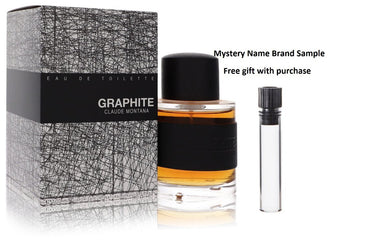 Graphite by Montana Eau De Toilette Spray 3.4 oz And a Mystery Name brand sample vile