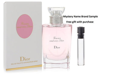 Forever and Ever by Christian Dior Eau De Toilette Spray 3.4 oz And a Mystery Name brand sample vile