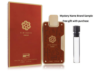 Penthouse Windsor by Rue Broca Eau De Parfum Spray (Unisex) 2.7 oz And a Mystery Name brand sample vile